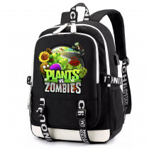 Рюкзак Растения против зомби (Plants vs Zombies) черный с USB-портом №4