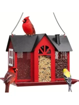 Кормушка для птиц Красный домик