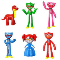 Набор из 6 фигурок Huggy Wuggy (Хагги Вагги)