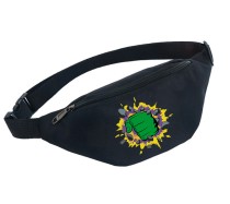 Поясная сумка Халк (Hulk) черная №2