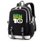 Рюкзак с логотипом Бен 10 (BenTen) черный с USB-портом №1