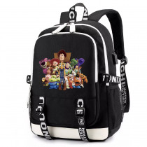 Рюкзак История игрушек черный с USB-портом №1