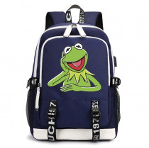 Рюкзак Улица Сезам (Маппеты) синий с USB-портом №4