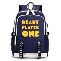 Рюкзак Первому игроку приготовиться синий с USB-портом №2