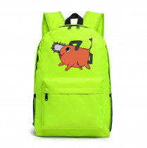 Рюкзак Человек-бензопила Почита (Chainsaw Man) зеленый №1