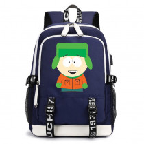 Рюкзак Кайл Брофловски (South Park) синий с USB-портом №3