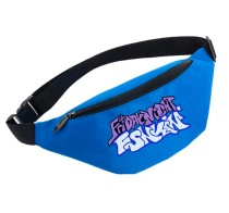 Поясная сумка Фрайдей Найт Фанкин (Friday Night Funkin) голубая №2
