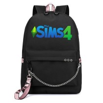 Рюкзак Симс (The Sims) черный с цепью №1