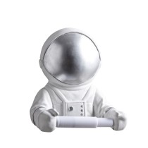 Держатель туалетной бумаги - Астронавт (серебро)