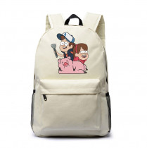 Рюкзак персонажи Гравити Фолз белый №2