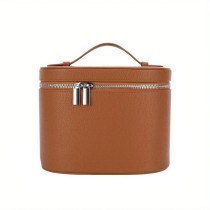 Косметичка-органайзер из искусственной кожи (коричневая) 