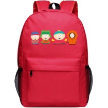 Рюкзак Стэн, Кайл, Эрик и Кенни (South Park) красный №5