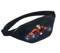 Поясная сумка Железный человек (Iron man) черная №1