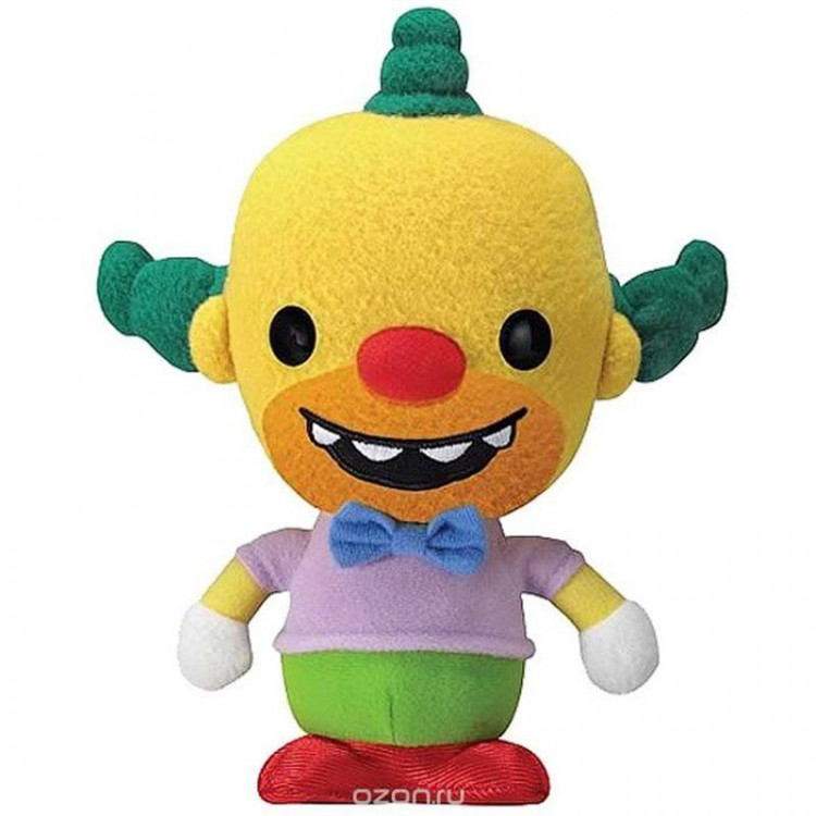 Мягкая игрушка Симпсоны Клоун Красти (18см) купить в интернет-магазине Джей...