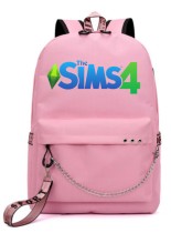Рюкзак Симс (The Sims) розовый с цепью №1