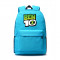 Рюкзак с логотипом Бен 10 (BenTen) голубой №1