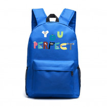 Рюкзак Алфавит Лор Роблокс (Alphabet Lore) синий №1