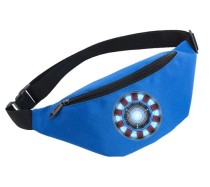 Поясная сумка Железный человек (Iron man) голубая №2