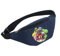 Поясная сумка Марио (Mario) синяя №3