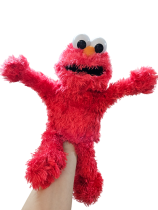 Мягкая игрушка Элмо на руку - Улица Сезам 31 см.