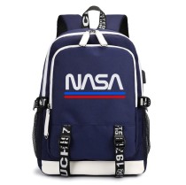 Рюкзак Наса (NASA) синий с USB-портом №4