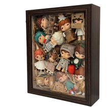 Деревянная витрина для композиций