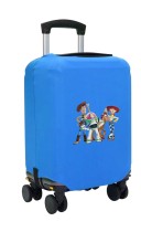 Чехол на чемодан L - История игрушек (Toy Story) синий №1