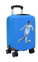 Чехол на чемодан M - Криштиану Роналду (Cristiano Ronaldo) синий №1
