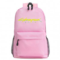 Рюкзак Киберпанк (Cyberpunk 2077) розовый №1