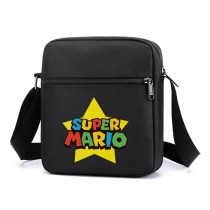 Сумка через плечо с логотипом Супер Марио (Super Mario) черная №1