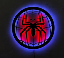 Светильник знак Человека паука - spiderman lamp