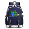 Рюкзак Радужные Друзья (Rainbow Friends Roblox) синий с USB-портом №1