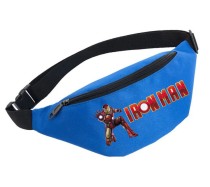 Поясная сумка Железный человек (Iron man) голубая №3