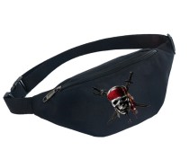 Поясная сумка "Пираты Карибского моря" черная №1