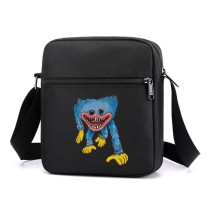 Сумка через плечо Хаги Ваги и Киси Миси (Poppy Playtime) черная №1