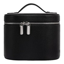 Косметичка-органайзер из искусственной кожи (чёрная)
