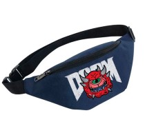 Поясная сумка Дум (Doom) синяя №8