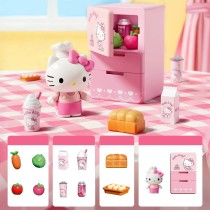 Мини-фигурка Hello Kitty с холодильником (12шт)