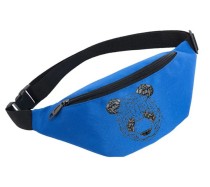 Поясная сумка с Медвежатами (Панда) голубая №1