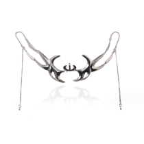 Маска в готическом стиле - металл серебро #1