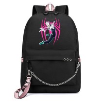 Рюкзак Гвен Стейси (Gven Stacy) черный с цепью №1