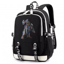 Рюкзак Оптимус Прайм (Трансформеры) черный с USB-портом №3