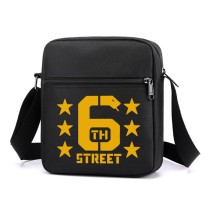 Сумка через плечо Шестая Улица (Cyberpunk 2077) черная №4