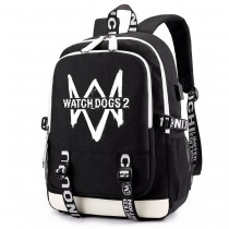 Рюкзак Сторожевые псы (Watch Dogs) черный с USB-портом №2
