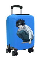 Чехол на чемодан S - Тетрадь смерти (Death note) синий №1