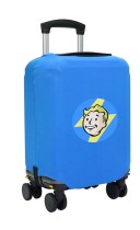 Чехол на чемодан L - Фоллаут (Fallout) синий №1
