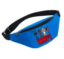 Поясная сумка ФНАФ (FNAF) голубая №4