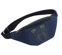 Поясная сумка с Медвежатами (Панда) синяя №1