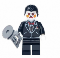 Минифигурка кукла Билли из фильма "Пила" (совместимая с Лего)