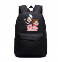 Рюкзак персонажи Гравити Фолз черный №2